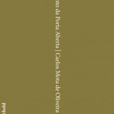 Capa de livro verde-oliva com texto branco na vertical