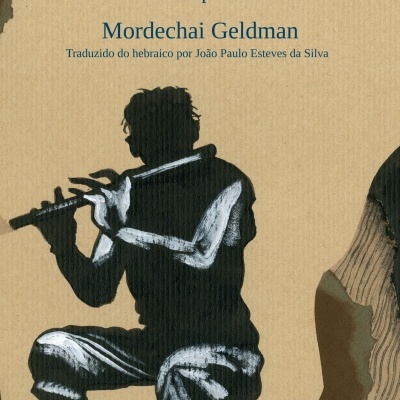 Capa de livro com título, autor e ilustração de homem tocando flauta.