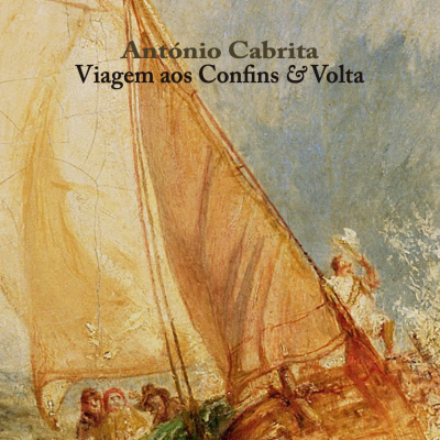 Capa de livro com pintura de barco à vela e texto do título e autor