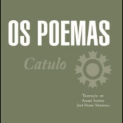 Capa de livro verde-oliva com título OS POEMAS e nome Catulo