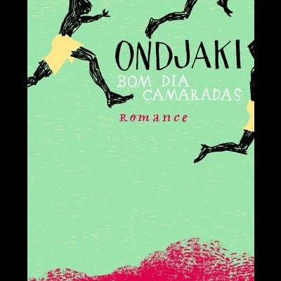 Capa de livro verde e vermelho com figuras humanas negras e texto