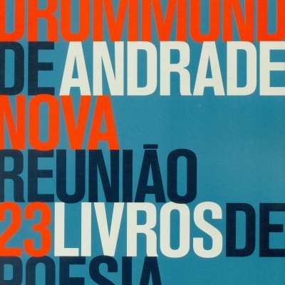 Capa de livro azul com texto colorido e tipografia em blocos