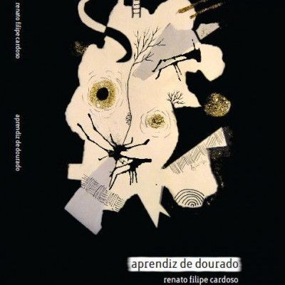 Capa de livro com ilustração abstrata e texto em português