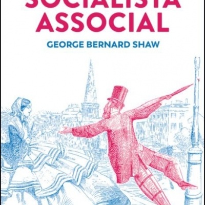 Capa do livro UM SOCIALISTA ASSOCIAL com ilustração e logo da Minotauro