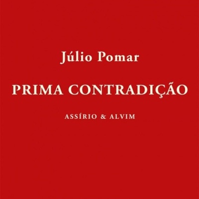 Capa de livro vermelha com texto branco