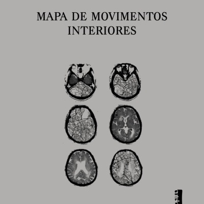 Capa de livro cinzenta com título e imagens de cortes cerebrais