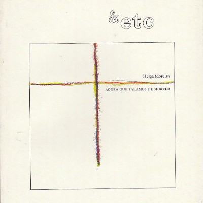 Capa de livro branca com cruz colorida e texto