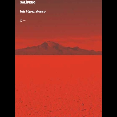 Capa de livro com fundo vermelho e texto branco com montanha ao fundo