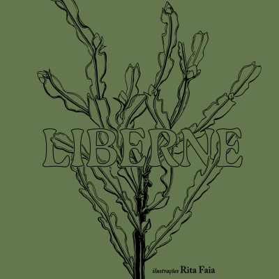 Capa verde de livro com ilustração de planta e textos diversos.