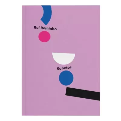 Capa de livro cor rosa com textos e elementos gráficos coloridos