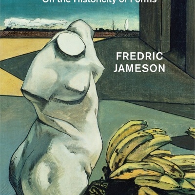 Capa de livro com escultura branca e cacho de bananas amarelas