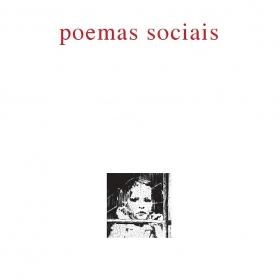 Capa de livro com título poemas sociais de nuno rocha morais e fotografia de criança em preto e branco