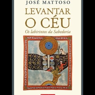 Capa do livro Levantar o Céu com ilustração e texto