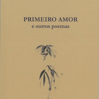 Capa de livro bege com título e ilustração de bambu.