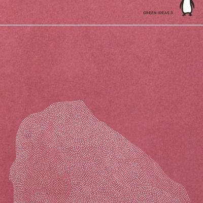 Capa de livro 'All Art is Ecological' de Timothy Morton cor de rosa com desenho abstrato branco