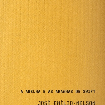 Capa amarela de livro com título e autor em texto preto