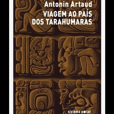 Capa de livro com padrões antigos e texto em branco