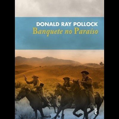 Capa de livro com cavaleiros a cavalo numa paisagem desértica