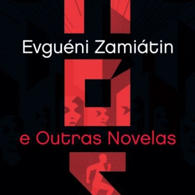 Capa de livro com número 6 vermelho, texto em branco e vermelho sobre fundo negro