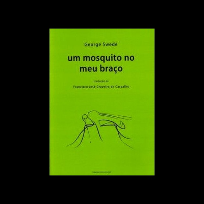 Capa de livro verde com texto e desenho de mosquito.
