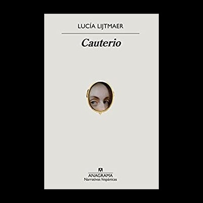 Capa de livro branca com círculo central e texto de título e autor