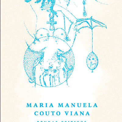 Capa de livro com ilustrações simbólicas em azul e texto em português.