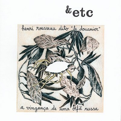 Ilustração botânica com texto manuscrito em papel branco