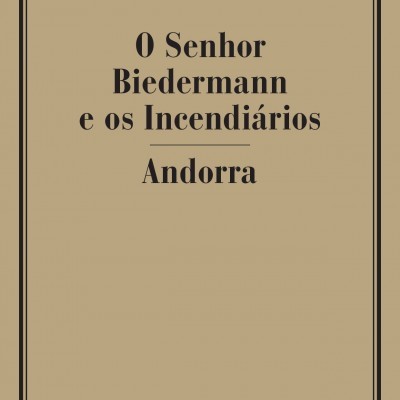 Capa de livro castanha clara com texto em preto