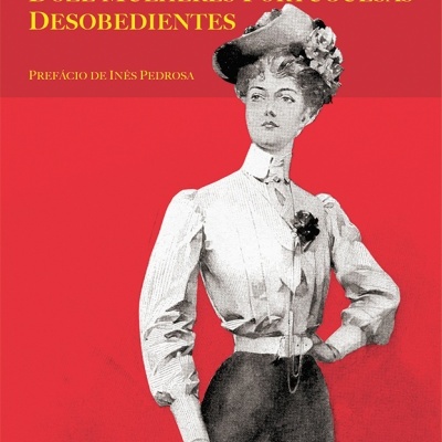 Capa do livro 'As Revolucionárias Doze Mulheres Portuguesas Desobedientes' com ilustração de mulher antiga