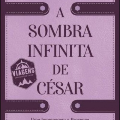 Capa de livro lilás com texto e elementos gráficos castanhos.