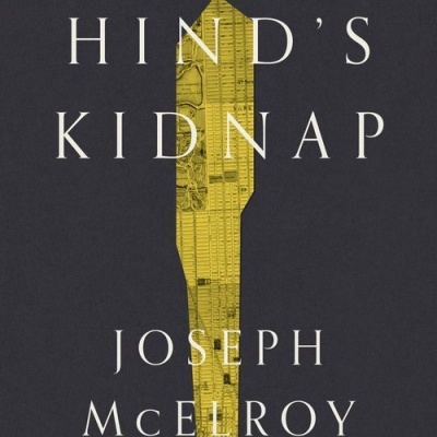 Capa de livro cinzenta com mapa amarelo e texto branco