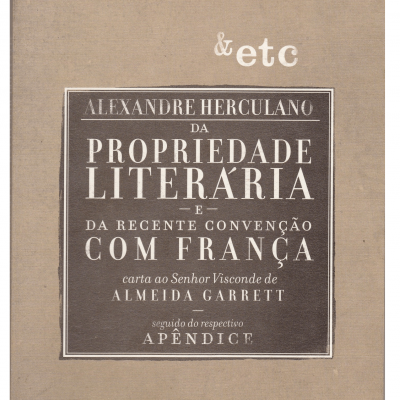 Capa de livro de capa dura com texto em português em retângulo cinza