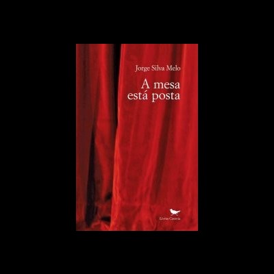 Capa de livro vermelha com título e autor em letras brancas