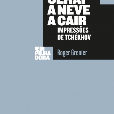 Capa de livro azul claro e preto com título em branco e nome do autor