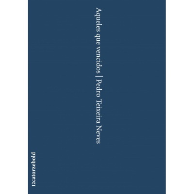 Capa de livro azul escura com texto branco centrado