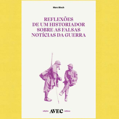 Capa de livro com título e ilustração de dois soldados roxos sobre fundo amarelo