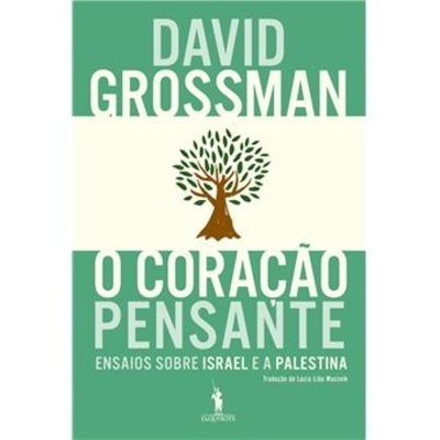 Capa de livro O CORAÇÃO PENSANTE de David Grossman com ilustração de árvore