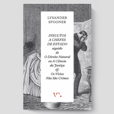 Capa de livro com ilustração em preto e branco e texto sobre Direitos e Justiça.