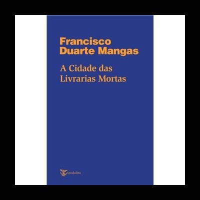 Capa de livro azul com texto em laranja e amarelo
