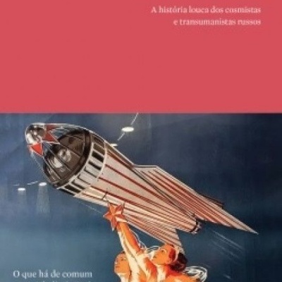 Capa de livro com título Lenine Foi à Lua e imagem retro de astronautas e foguete