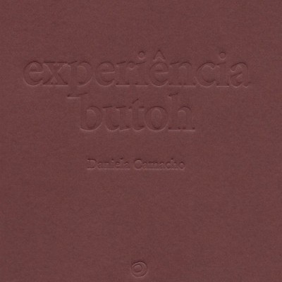 Capa de livro castanha com texto em relevo