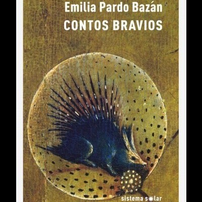 Capa de livro com ilustração de ouriço-do-mar e texto branco