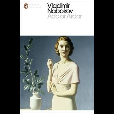 Capa do livro Ada or Ardor de Vladimir Nabokov com pintura de mulher e planta