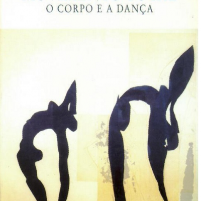 Capa de livro com título, autor e silhuetas de dança