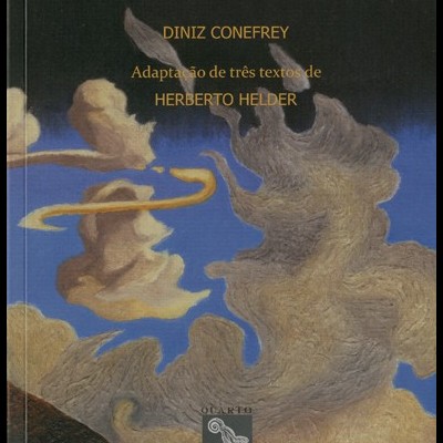 Capa de livro com ilustração abstrata em azul e castanho, título e autores visíveis