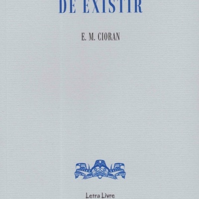Capa do livro 'A Tentação de Existir' de E. M. Cioran