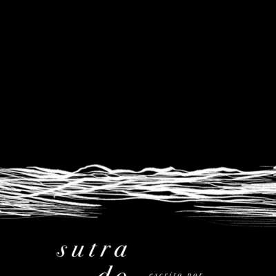 Capa preta de livro com ilustração branca e texto em português.