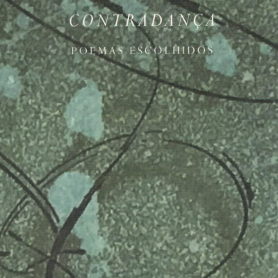 Capa de livro cinzenta com linhas pretas curvas e texto branco
