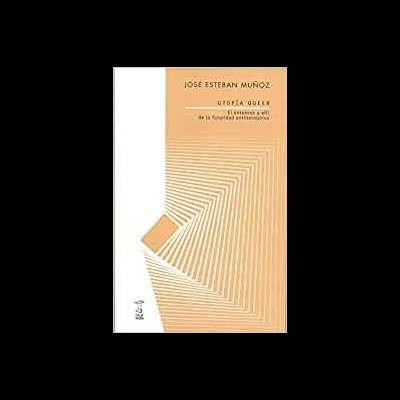 Capa de livro UTOPIA QUEER de José Esteban Muñoz com design geométrico