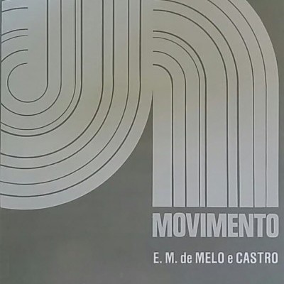 Capa de livro cinzenta com texto e padrões geométricos brancos